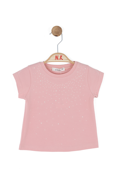Nk Kız Bebek Pearl Tshirt 1-4 Yaş Pembe