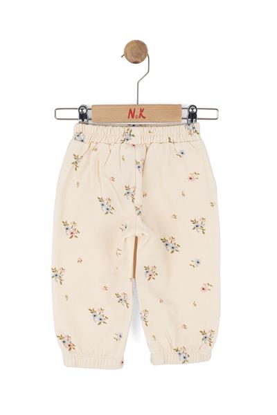 Nk Kız Bebek Spring Pantolon 1-4 Yaş Krem