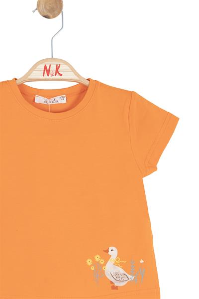 Nk Kız Bebek Sunflower Tshirt 1-4 Yaş Turuncu