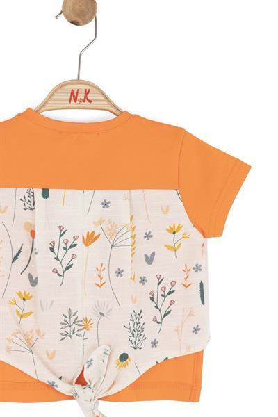 Nk Kız Bebek Sunflower Tshirt 1-4 Yaş Turuncu