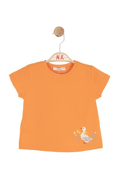 Nk Kız Bebek Sunflower Tshirt 1-4 Yaş Turuncu