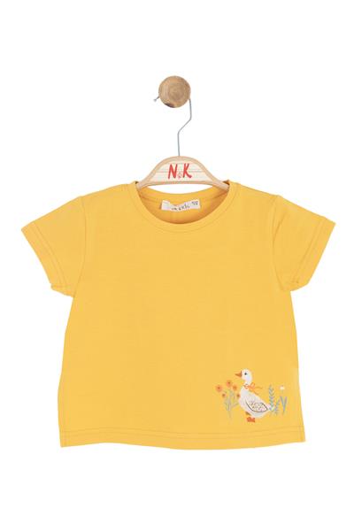 Nk Kız Bebek Sunflower Tshirt 1-4 Yaş Sarı