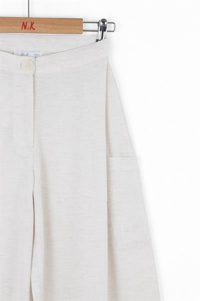 Nk Kız Çocuk Almond Pantolon 8-14 Yaş Krem