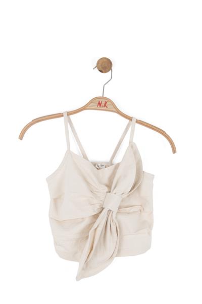 Nk Kız Çocuk Azra Crop 8-14 Yaş Krem