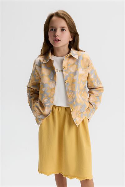 Nk Kız Çocuk Bahar Gömlek 8-14 Yaş Sarı