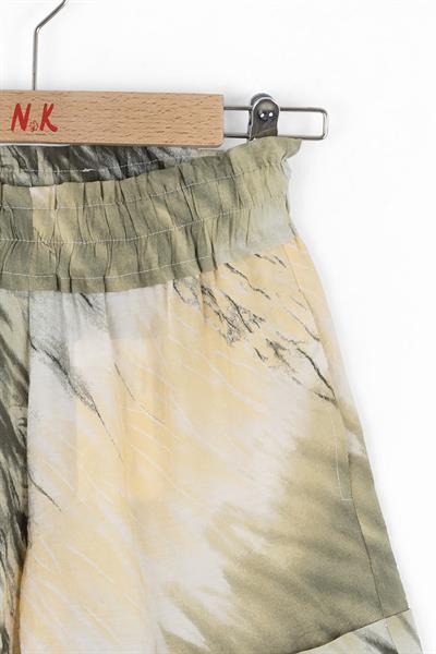Nk Kız Çocuk Batik Şort 8-14 Yaş Haki