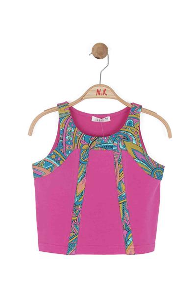 Nk Kız Çocuk Boho Bluz 8-14 Yaş Fuşya