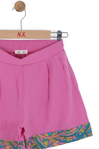 Nk Kız Çocuk Boho Şort 8-14 Yaş Fuşya