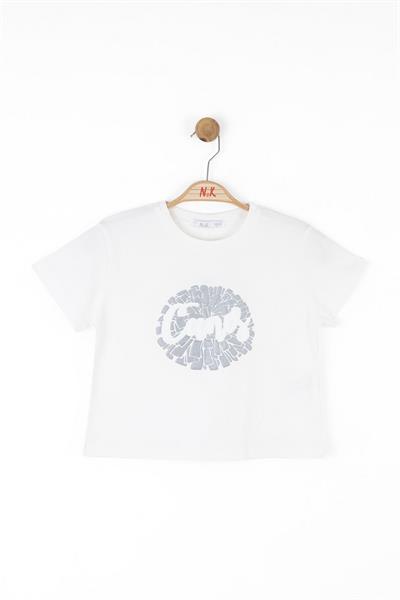 Nk Kız Çocuk Cannes Tshirt 8-14 Yaş Ekru