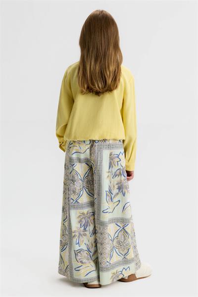 Nk Kız Çocuk Çini Biyeli Gömlek 8-14 Yaş Sarı