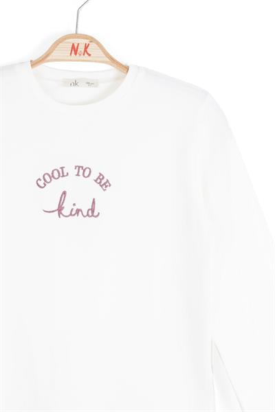 Nk Kız Çocuk Cool Badi 8-14 Yaş Ekru