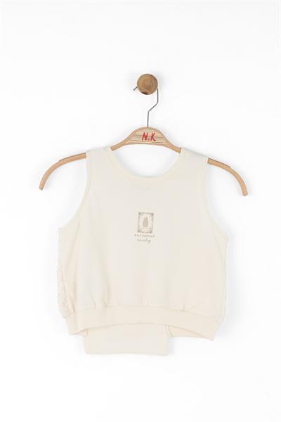 Nk Kız Çocuk Earty Bluz 8-14 Yaş Krem