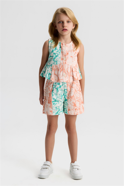 Nk Kız Çocuk Elsa Şort 4-8 Yaş Mint