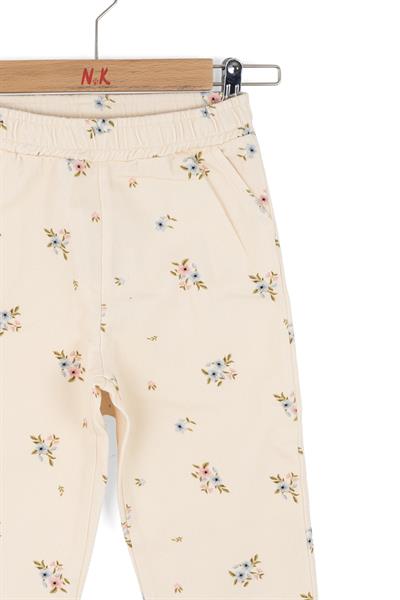 Nk Kız Çocuk Full Bloom Pantolon 4-8 Yaş Krem