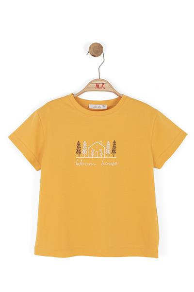 Nk Kız Çocuk House Tshirt 4-8 Yaş Hardal