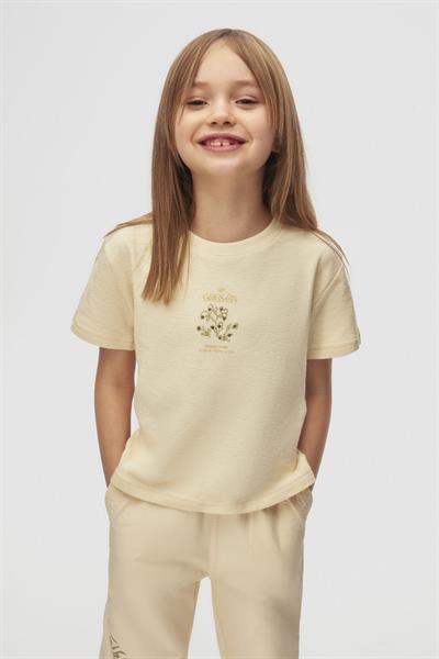 Nk Kız Çocuk Joy Tshırt 4-8Yaş Bej