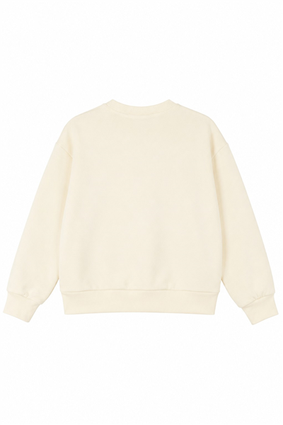 Nk Kız Çocuk Karnaval Sweat 4-8 Yaş Ekru