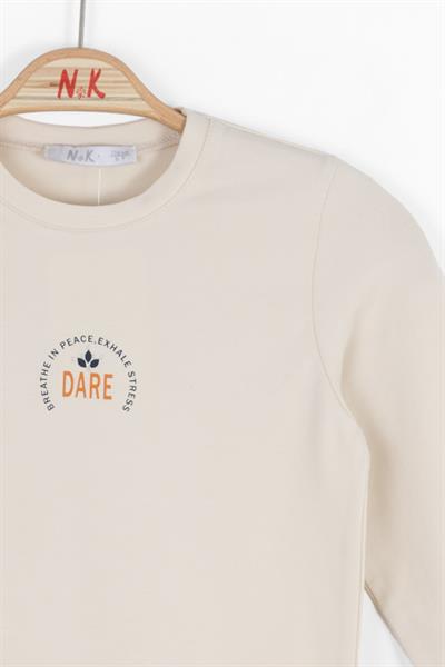 Nk Kız Çocuk Lotus Sweatshirt 8-14 Yaş Krem