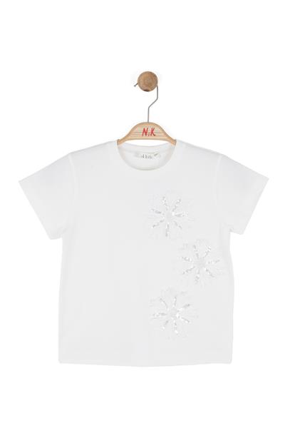 Nk Kız Çocuk Marley Tshirt 4-8 Yaş Ekru