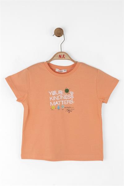 Nk Kız Çocuk Matters Tshirt 4-8 Yaş Yavruağzı