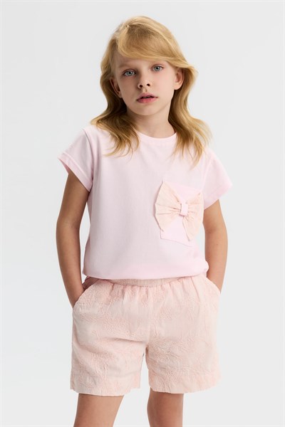 Nk Kız Çocuk Maya Tshirt 4-8 Yaş Pembe