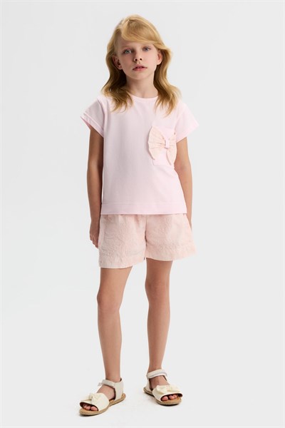 Nk Kız Çocuk Maya Tshirt 4-8 Yaş Pembe