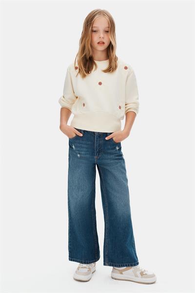 Nk Kız Çocuk Melisa Denim Pantolon 8-14 Yaş Mavi