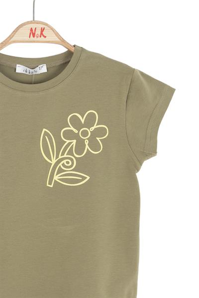 Nk Kız Çocuk Mitzi Tshirt 4-8 Yaş Yeşil