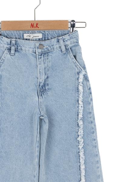 Nk Kız Çocuk Miusa Denim Pantolon 4-8 Yaş Açık Mavi