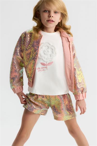 Nk Kız Çocuk Moana Şort 4-8 Yaş Pembe