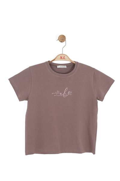 Nk Kız Çocuk Natural Tshirt 8-14 Yaş Kahverengi