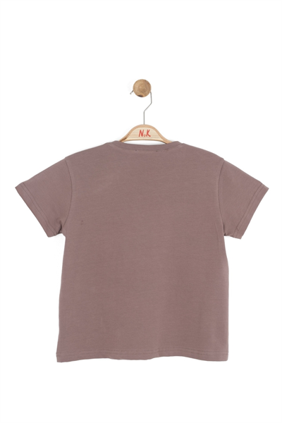 Nk Kız Çocuk Natural Tshirt 8-14 Yaş Kahverengi
