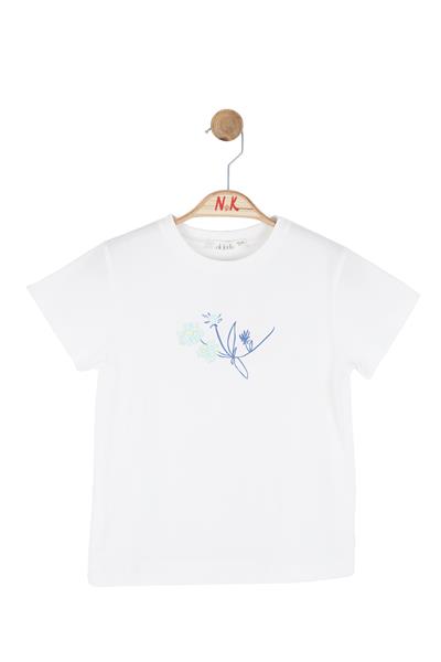 Nk Kız Çocuk Noibe Tshirt 4-8 Yaş Ekru