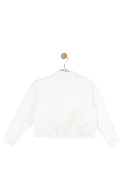 Nk Kız Çocuk Opal Ceket 8-14 Yaş Krem