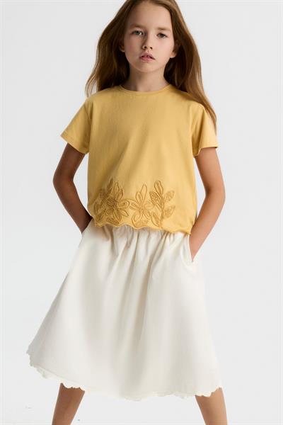 Nk Kız Çocuk Opal Tshirt 8-14 Yaş Hardal