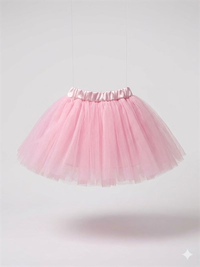 Nk Kız Çocuk Princess Tütü Etek 4-8 Yaş Pembe