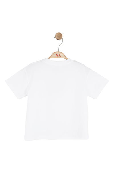 Nk Kız Çocuk Pure Tshirt 4-8 Yaş Ekru