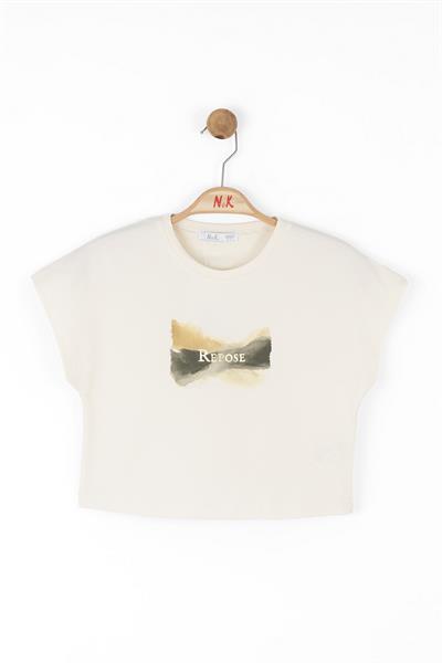Nk Kız Çocuk Reposel Tshirt 8-14 Krem