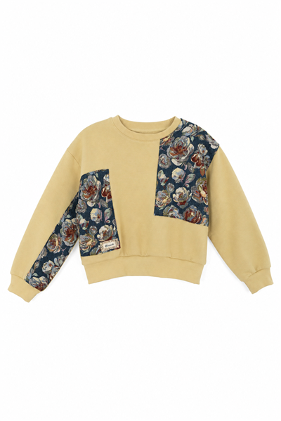 Nk Kız Çocuk Retro Sweat 4-8 Yaş Zeytin Yeşili