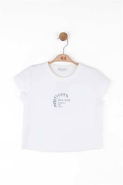 Nk Kız Çocuk River Tshirt 10-16Yaş Ekru