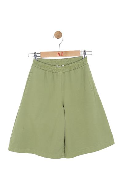 Nk Kız Çocuk Samuray Şort 4-8 Yaş Yeşil