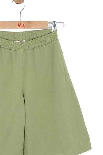 Nk Kız Çocuk Samuray Şort 4-8 Yaş Yeşil