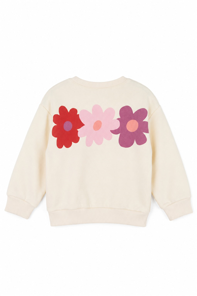 Nk Kız Çocuk Selin Sweat 4-8 Yaş Krem-Pembe