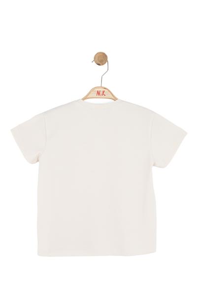 Nk Kız Çocuk Stella Tshirt 4-8 Yaş Krem