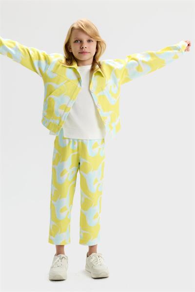 Nk Kız Çocuk Summer Pantolon 4-8 Yaş Sarı
