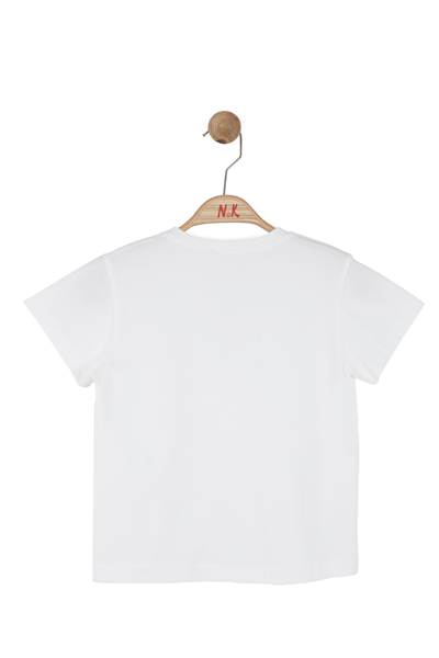 Nk Kız Çocuk Sven Tshirt 4-8 Yaş Beyaz