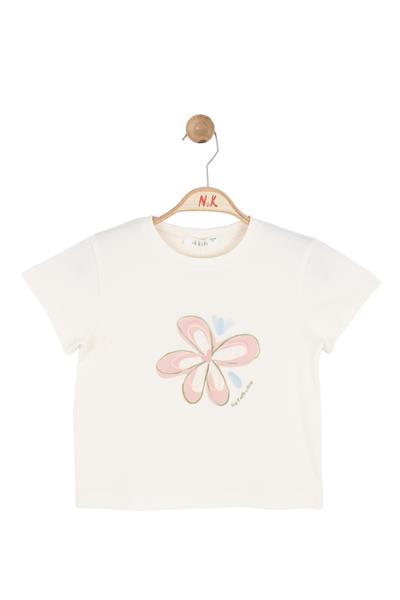 Nk Kız Çocuk Tecna Tshirt 4-8 Yaş Krem