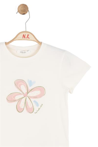 Nk Kız Çocuk Tecna Tshirt 4-8 Yaş Krem