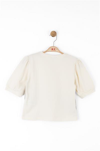 Nk Kız Çocuk Ütopya Tshirt 8-14 Yaş Krem