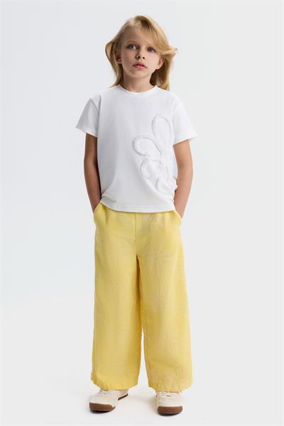 Nk Kız Çocuk Vibrant Pantolon 4-8 Yaş Sarı